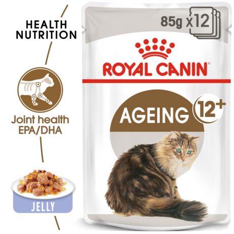 Royal Canin Feline Health Nutrition Ageing +12 Jelly (WET FOOD - Pouches)