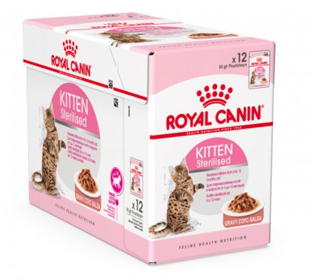 Royal Canin Feline Health Nutrition Kitten Sterilised Gravy (WET FOOD - Pouches)