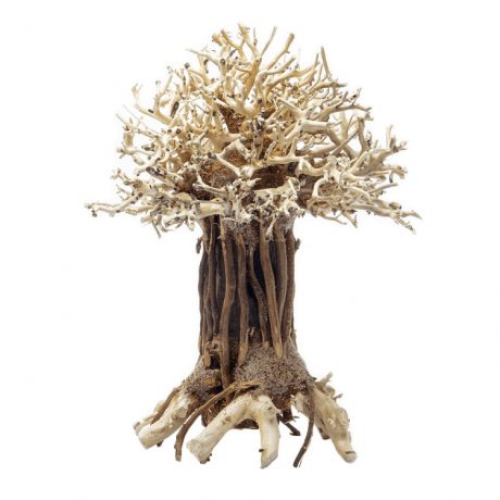 SV Aquarium Deco Pagoda Bonsai Wood - Medium / 15x20x12cm / BOX