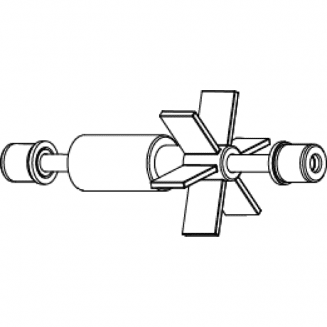 SPACE EKO+ 300 ROTOR + STAINLESS STEEL SHAFT + RUBBERS