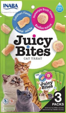 INABA Juicy Bites Homestyle Broth & Calamari Flavor 33.9g - 3 pouches per pack