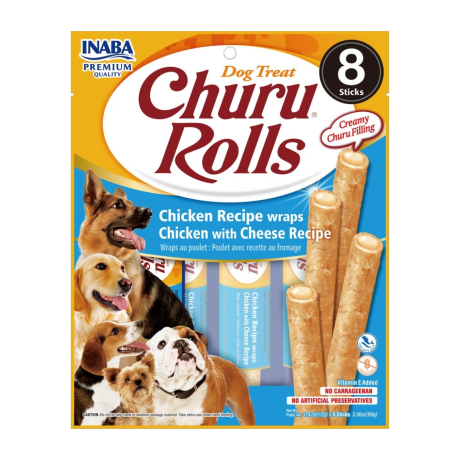 Inaba Churu Chicken Recipe Wraps Chicken Recipe 96g 8 Sticks Per Pack