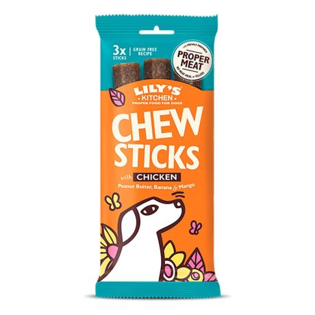 Lily's Kitchen Dog Chew Sticks w/ Chicken Dog Treats (120g)