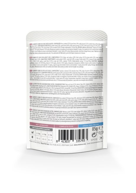 Amanova Wet Adult Cat Tasty Salmon & Turkey - 85g