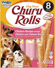 Inaba Churu Chicken Recipe Wraps Chicken With Salmon Recipe 96g/8 Packs Per Pack