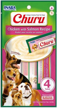 INABA CHURU chicken with salmon recipe 56g - 4 sticks per pack