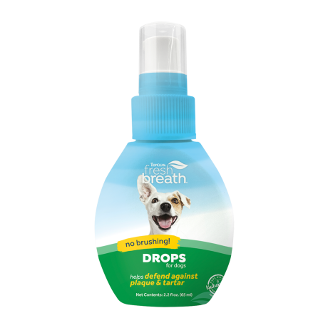 TropiClean Fresh Breath by TropiClean Drops for Dogs Display