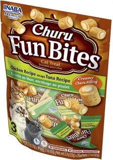 Inaba Churu Fun Bites Chicken Recipe Wraps Tuna Recipe Cat Treats 60g