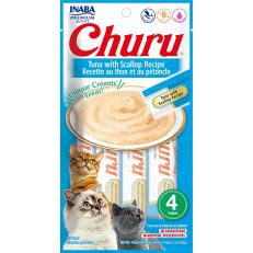 INABA CHURU TUNA WITH SCALLOP 56 g/4 sticks per pack