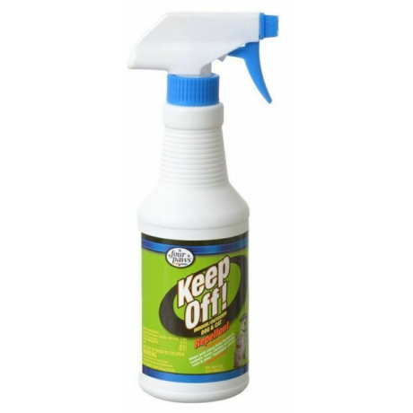Four Paws Keep Off! Indoor Outdoor Repellent for Dogs Cats 16oz