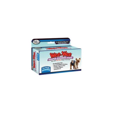 Four Paws Wee-wee Diaper Garment Pads-24ct