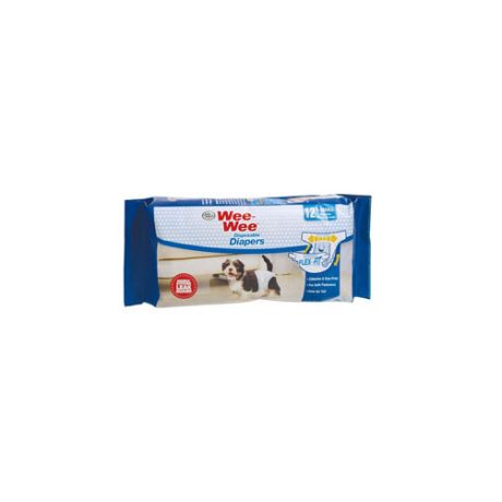 Four Paws Wee-wee Disposable Diapers, 12 Pack X-small