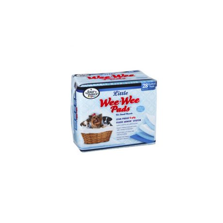 Four Paws Wee-wee Pads For Little Dogs 28pads 16.5x 23.5 Inches