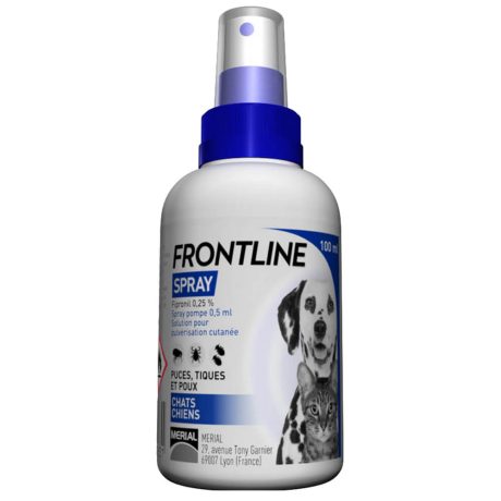 Frontline Flea & Tick Spray For Dogs & Cats 100Ml