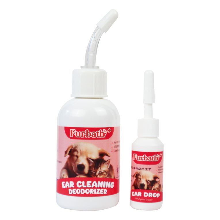 Furbath+ Ear Care Kit for Dogs and Cats - 50ml + 10ml (2)