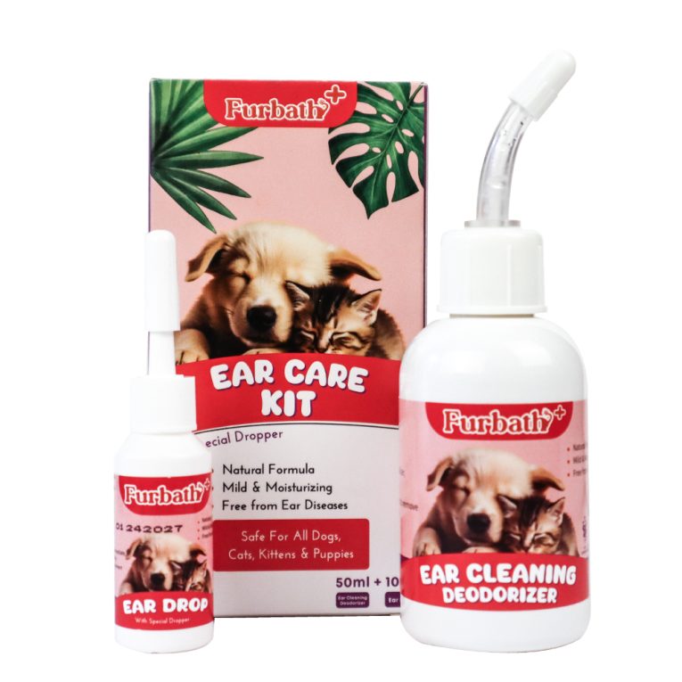 Furbath+ Ear Care Kit for Dogs and Cats - 50ml + 10ml