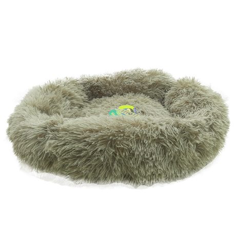 Grizzly Square Bed Dark Beige - 90 X 56 X 18cm - Large