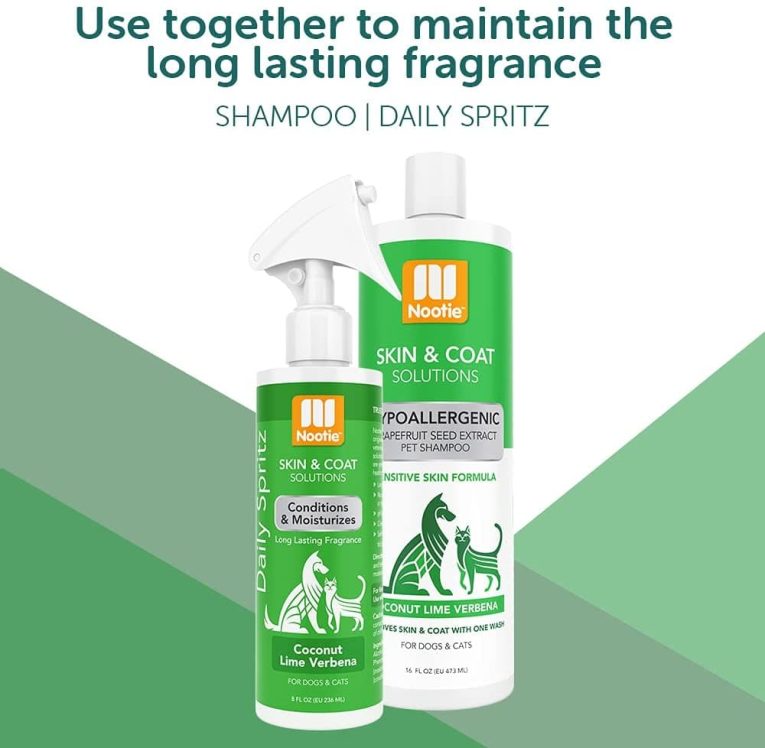 Nootie Daily Spritz Conditions Freshens Coconut Lime Verbena 8ozm