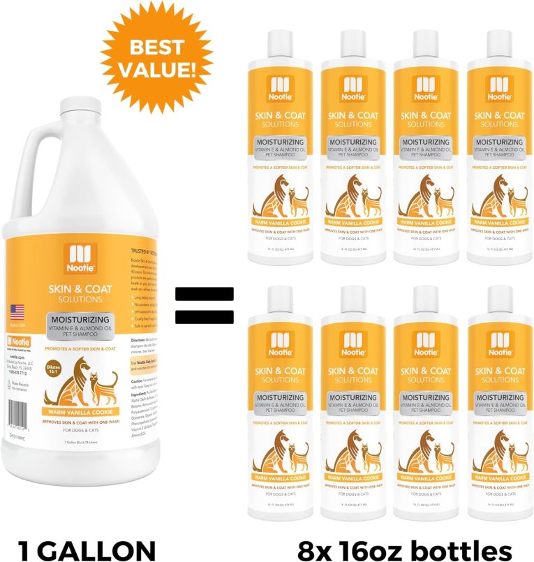 Nootie Shampoomoisturizing Shampoo Warm Vanilla Cookie Gallon (3.78 Litres).