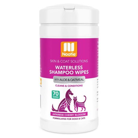 Nootie Waterless Shampoo Wipes – Japanese Cherry Blossom 70 Count