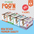 Nutrapet Poo N Pee Pads Original 60 Cms X 60 Cms 5 X Absorption With Floor Mat Stickers - 50 Count Large Puppy Pads (2)