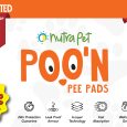 Nutrapet Poo N Pee Pads Xl Non-scented - Fast Absorption With Floor Mat Stickers (60x90cms) - 50 Count Puppy Pads (5)