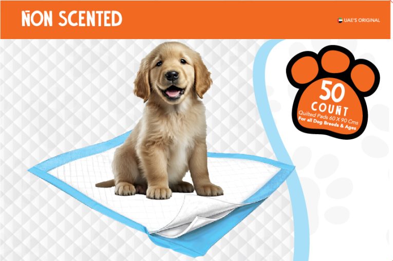 Nutrapet Poo N Pee Pads Xl Non-scented - Fast Absorption With Floor Mat Stickers (60x90cms) - 50 Count Puppy Pads (6)