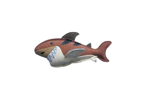 Nutrapet Shark Dog Toy