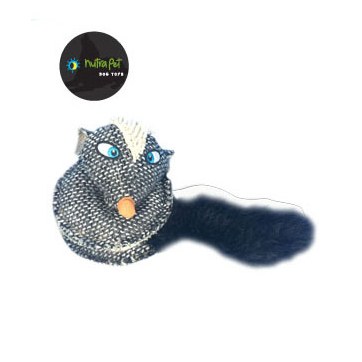 Nutrapet Skunk Spiral Dog Toy