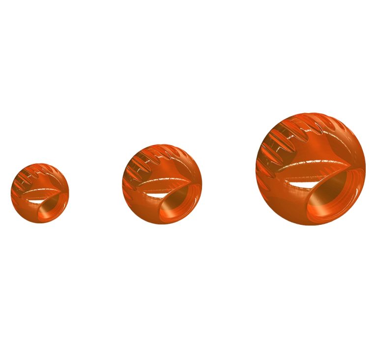 Outward Hound Bionic Opaque Ball Orange Large1
