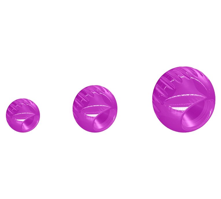 Outward Hound Bionic Opaque Ball Purple Large1