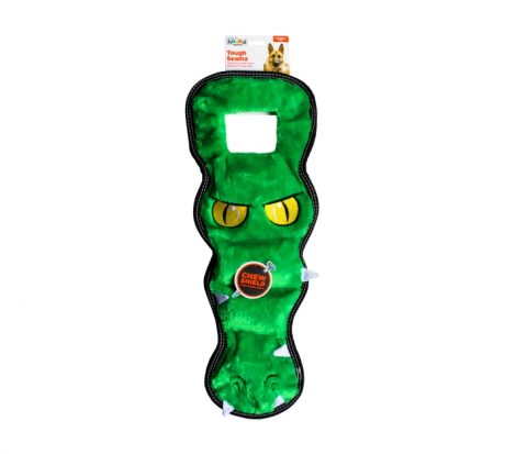 Outward Hound Tough Seamz Tug Gator Grn Lg