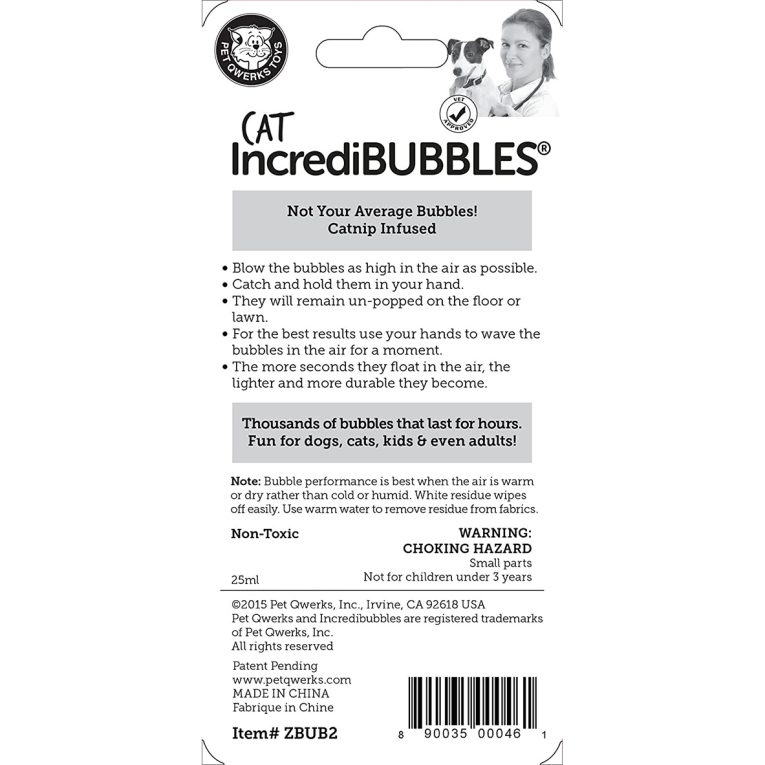 Pet Qwerks Incredibubbles Catnip Flavor For Cats1