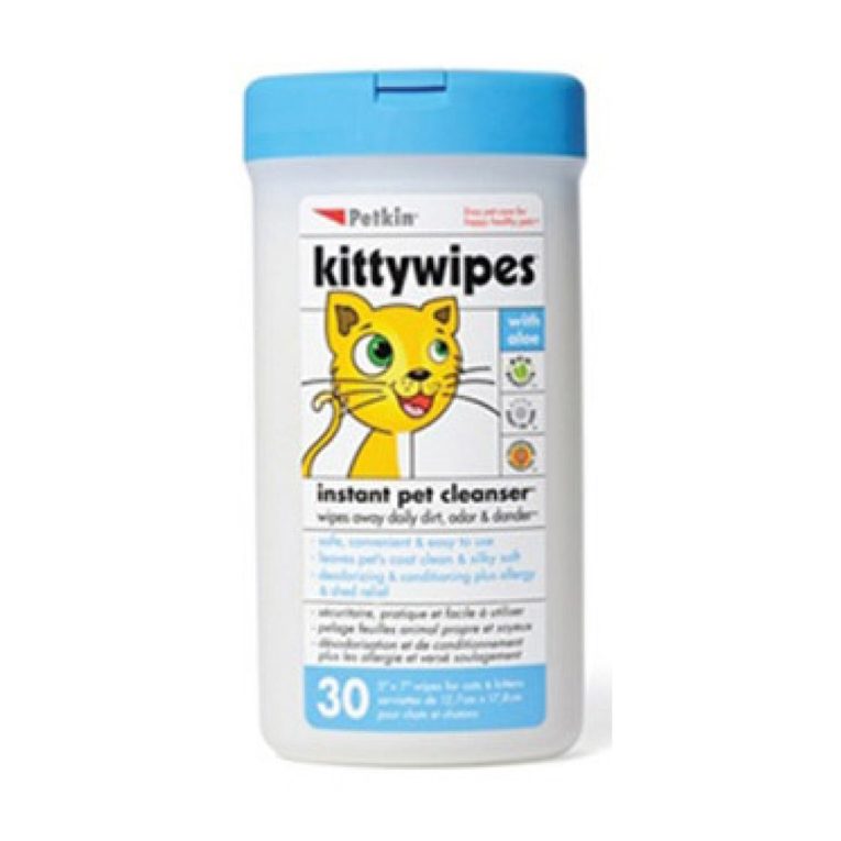 Petkin Kitty Wipes 30Ct
