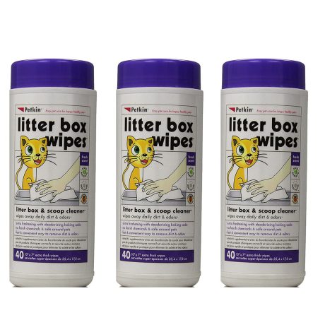 Petkin Litter Box Wipes