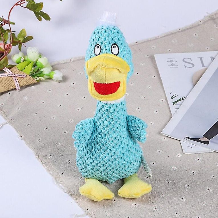 Plush Pet Big Mouth Singing Ducks Dog Toy - 36 X 12cm