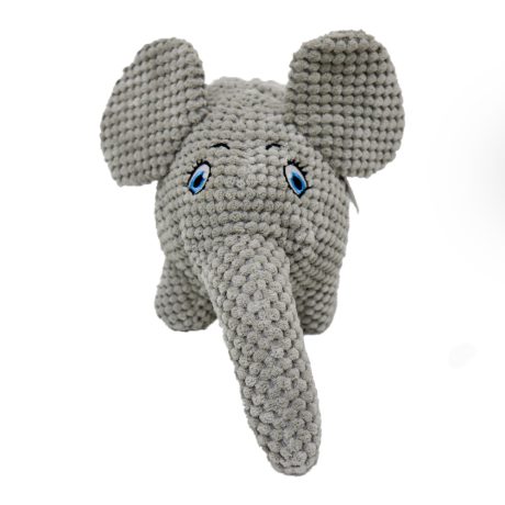 Plush Pet Elephant Dog Toy - 38 X 18cm