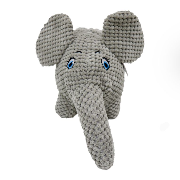 Plush Pet Elephant Dog Toy - 38 X 18cm