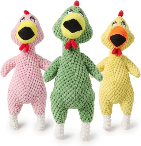 Plush Pet Singing Hens Dog Toy - 35 X 12cm(1pc)