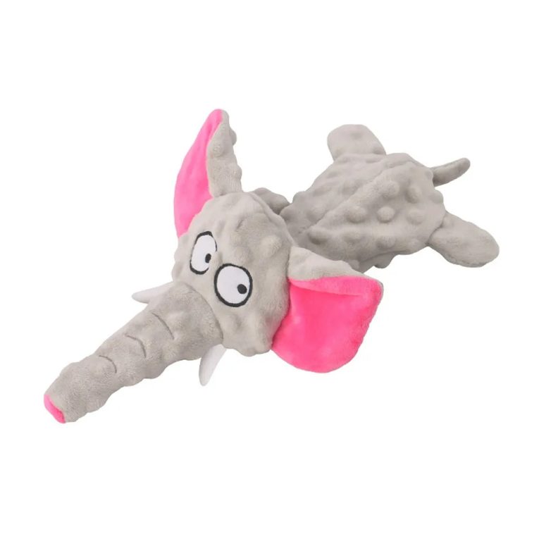 Plush Pet Swimming Elephant Dog Toy 30 x 19cm(1pc)mn