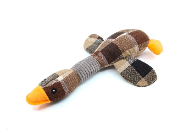 Plush Pet Wild Goose Hunt Dog Toy - 35.5cm(1pc)mn