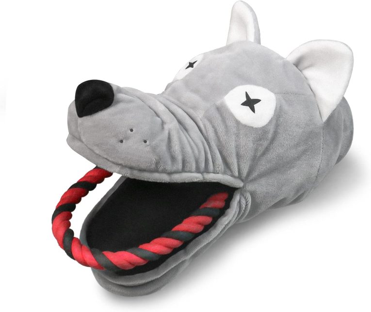 Plush Pet Wolf Dog Toy - 35 X 17cm