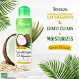 TropiClean Gentle Coconut Hypoallergenic Cat and Kitten Shampoo, 12oz (1)