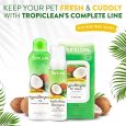 TropiClean Gentle Coconut Hypoallergenic Cat and Kitten Shampoo, 12oz
