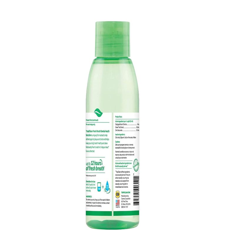 Tropiclean Fresh Breath Dental Health Solution For Dogs, 16oz..