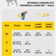 VETRESKA Chroma Pet Harness & Leash Set-Yellow (M) (1)