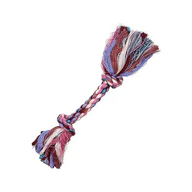Booda 2knot Rope Bone Medium ~ Multicolor