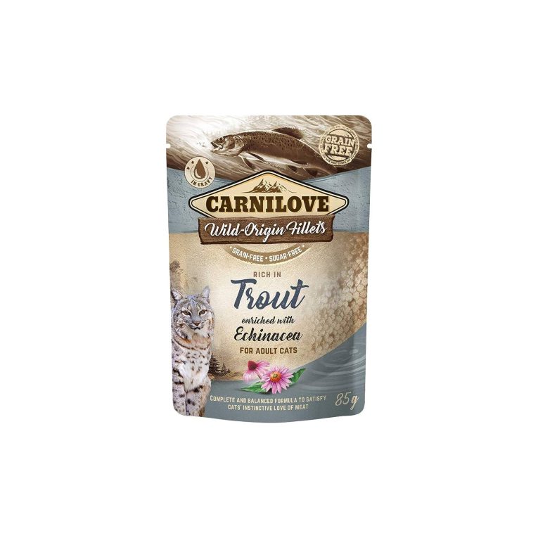 carnilove-trout-enriched-with-echinacea-for-adult-cats-wet-food-pouches85g