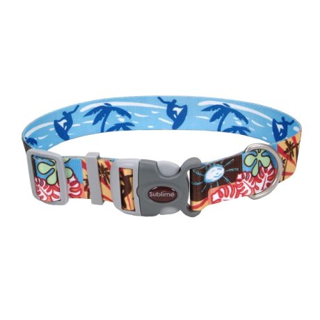 Coastal 1 And Sublime Dog Collar Surf, Sun And Beach Medium