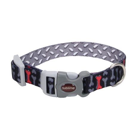 Coastal 3 4 and Sublime Dog Collar Bone Metal Plate Small Medium
